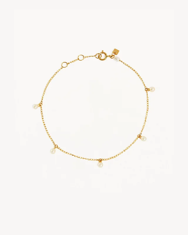 14k Solid Gold Peace Lover Bracelet