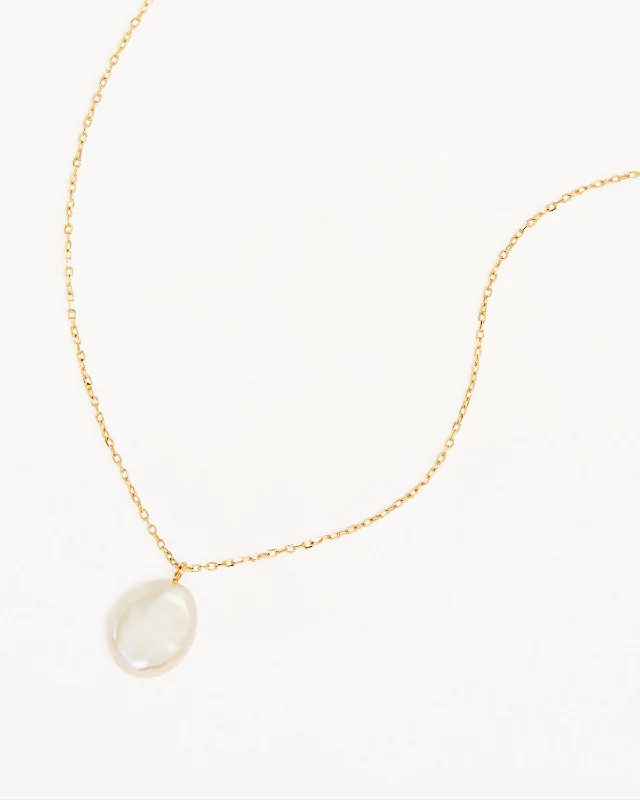 14k Solid Gold Tranquillity Necklace