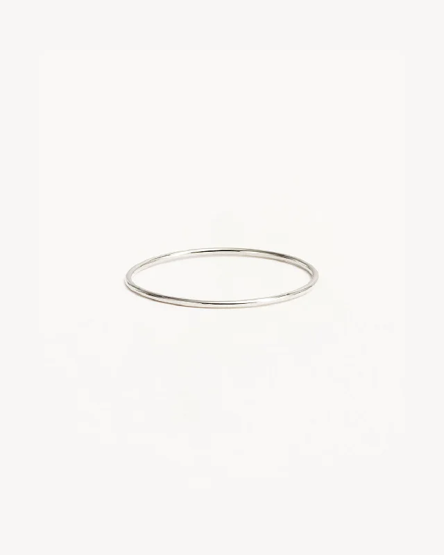 14k Solid White Gold Sweet Purity Ring