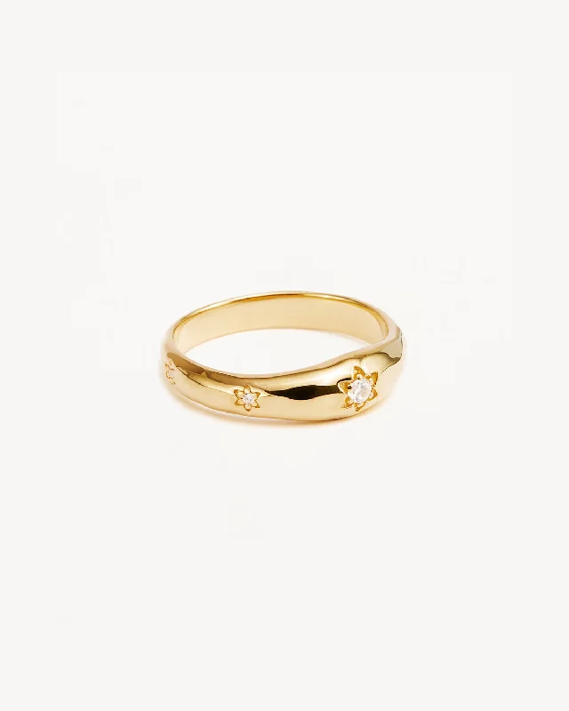 18k Gold Vermeil Align Your Soul Ring