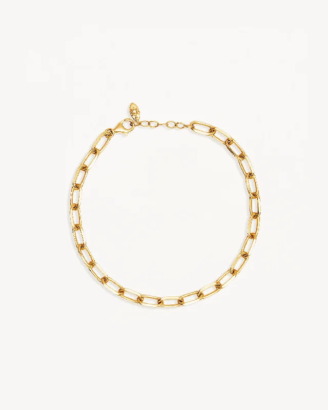 18k Gold Vermeil Fate Link Chain Bracelet