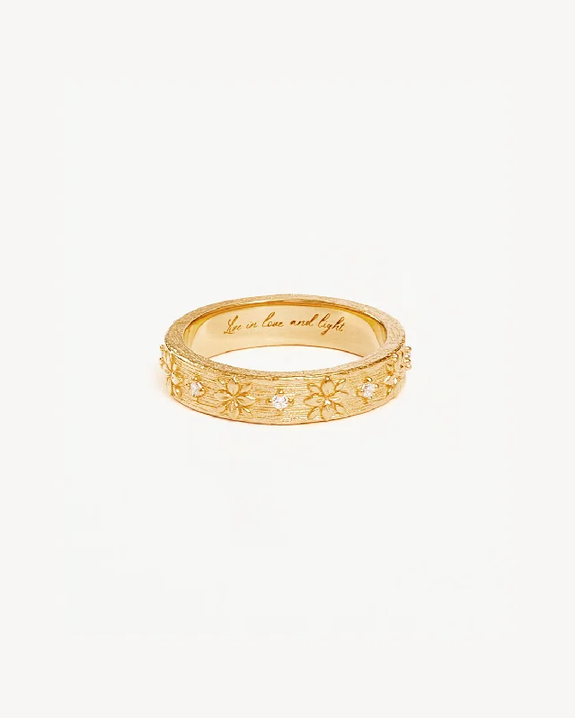 18k Gold Vermeil Live in Grace Ring