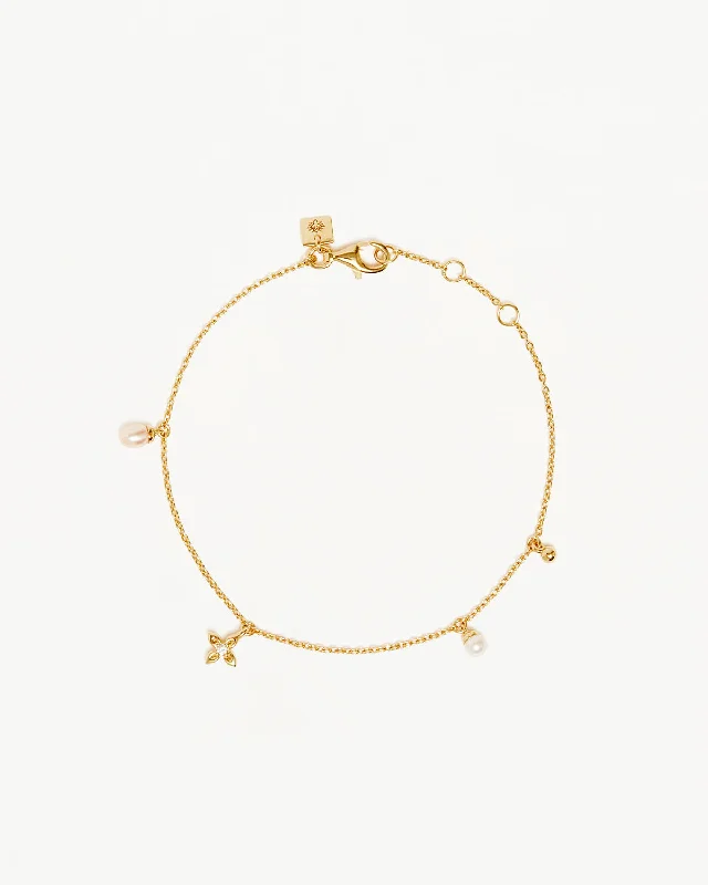 18k Gold Vermeil Live in Peace Bracelet