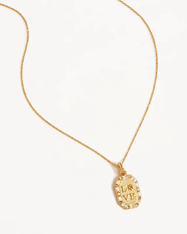 18k Gold Vermeil Love Necklace