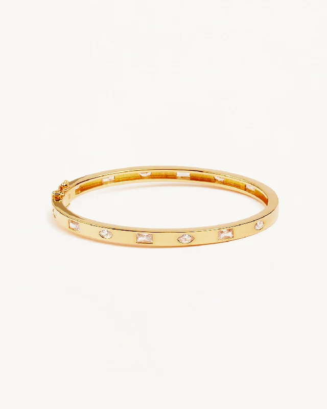 18k Gold Vermeil Magic of You Hinged Bracelet