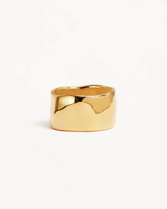 18k Gold Vermeil Muse Ring