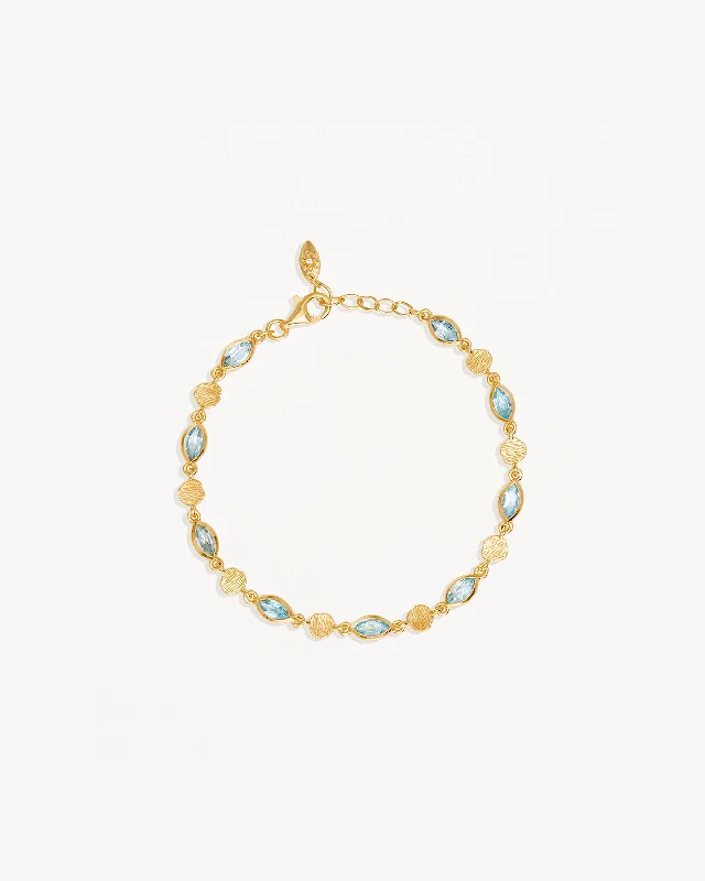 18k Gold Vermeil Protection of Eye Bracelet