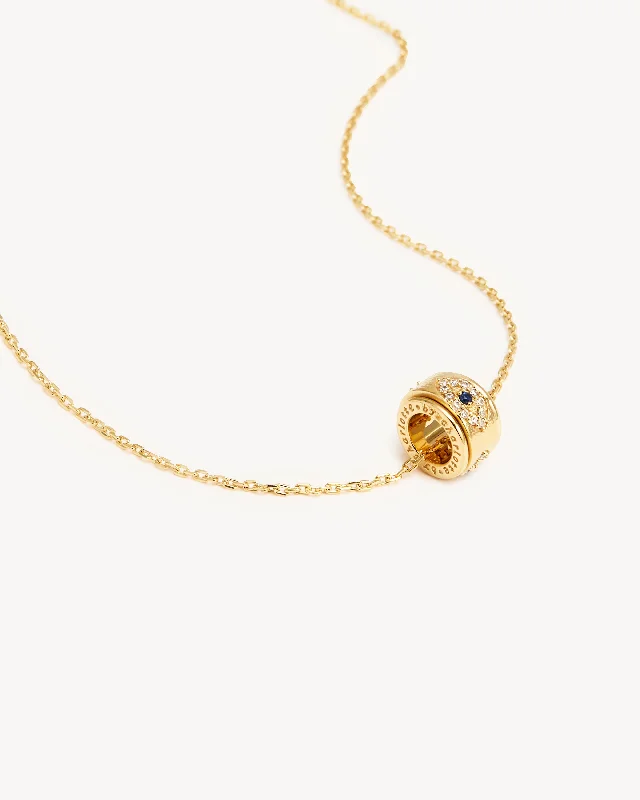 18k Gold Vermeil Trust Spinning Meditation Necklace