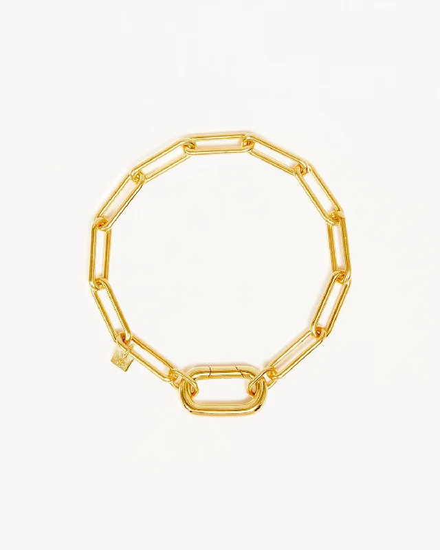 18k Gold Vermeil With Love Annex Link Bracelet