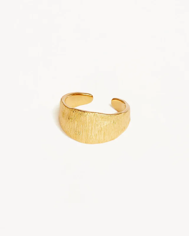 18k Gold Vermeil Woven Light Ring