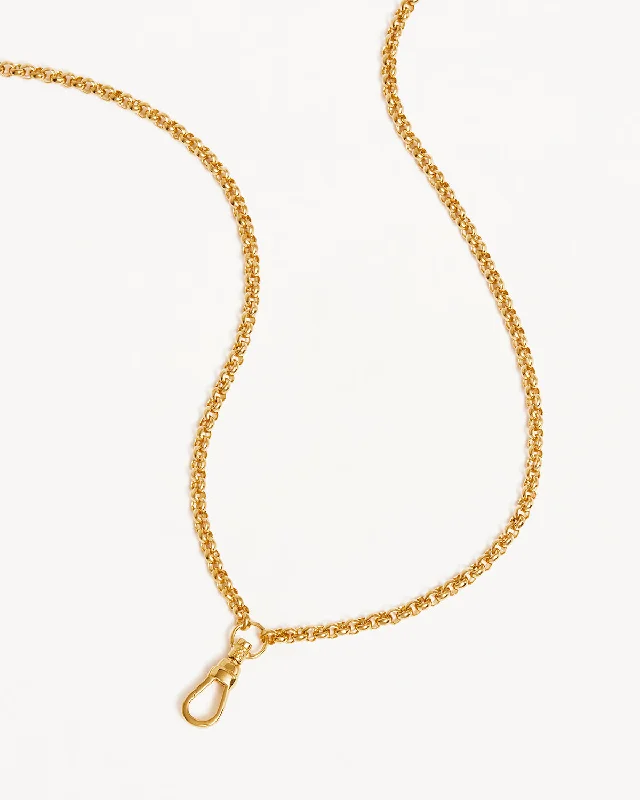 18k Gold Vermeil Your Story Albert Clasp Necklace