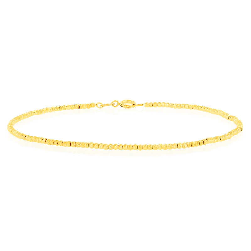 9ct Yellow Gold Fancy 19cm Bracelet