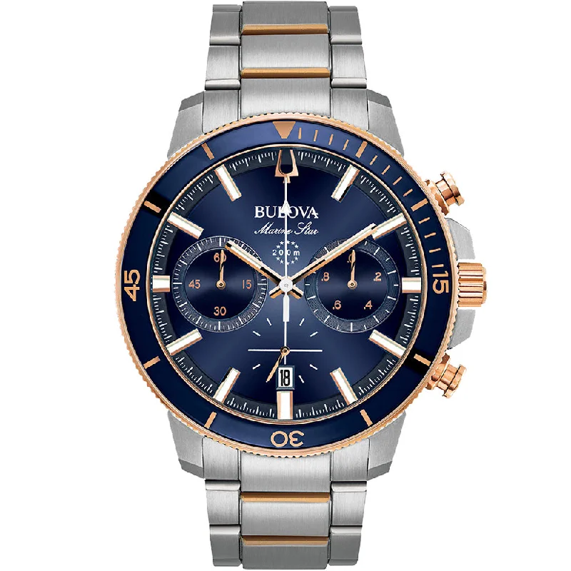 Bulova 98B301 Marine Star Chronograph Mens Watch