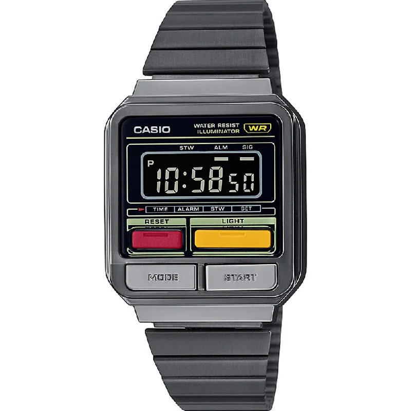 Casio A120WEGG-1 Front Button Series Digital Unisex Watch