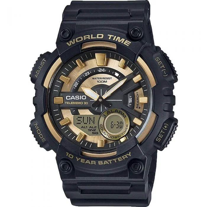 Casio AEQ110BW-9A World Time Watch