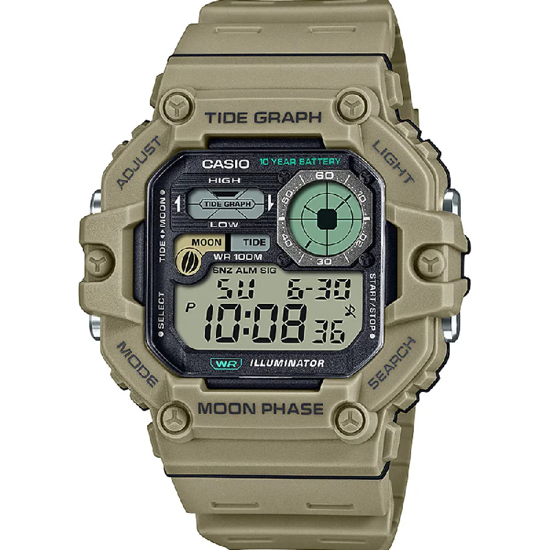 Casio WS1700H-8A Tide Graph Digital Watch