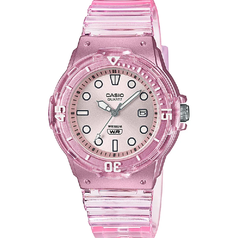 Caso LRW200HS-4E Pink Transparent Watch