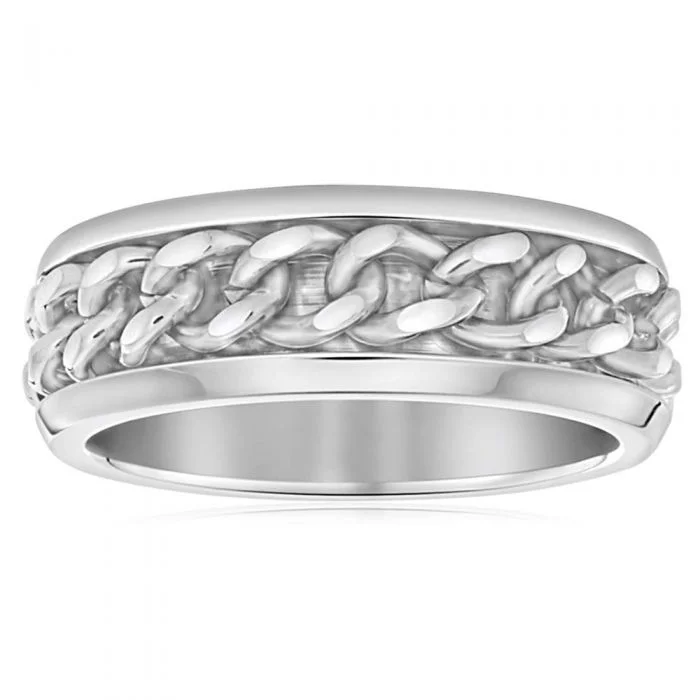 Forte Stainless Chain Link Steel Ring