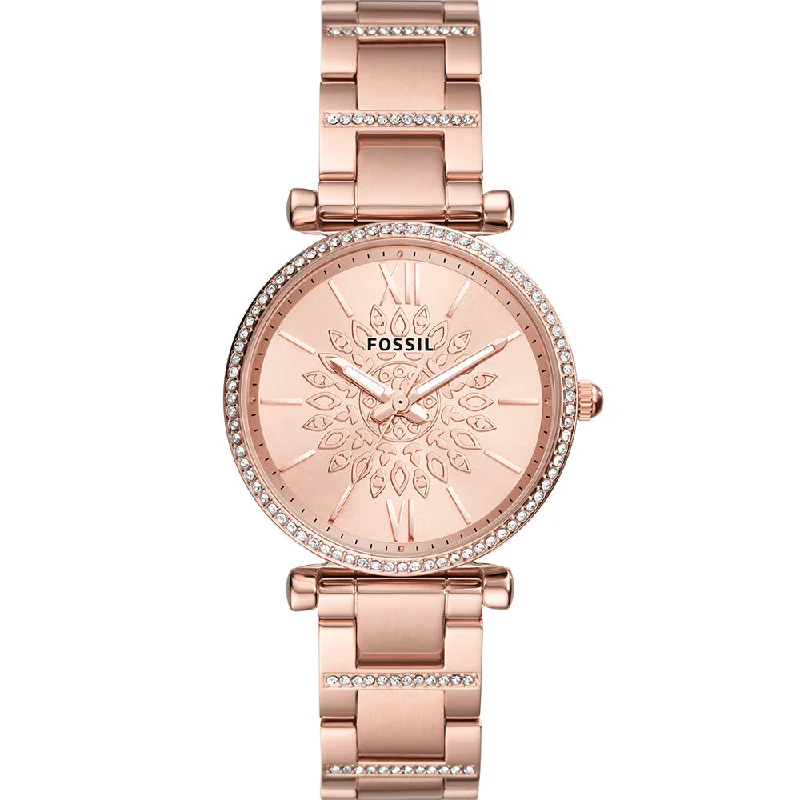 Fossil ES5317 Carlie Rose Gold Ladies Watch