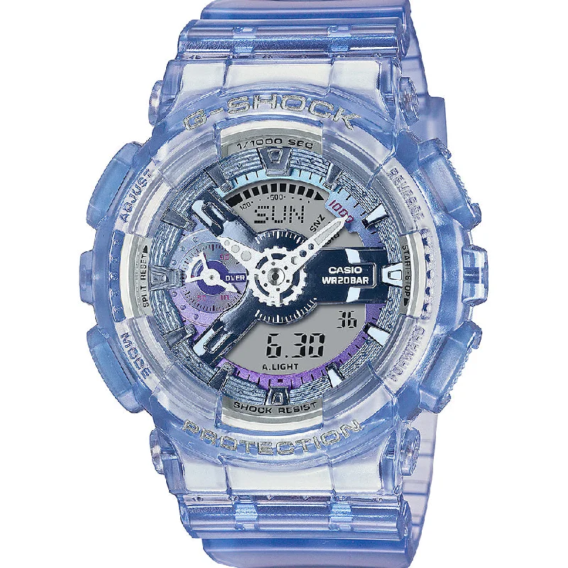 G-Shock GMAS110VW-6A Blue Virtual World Colour Watch