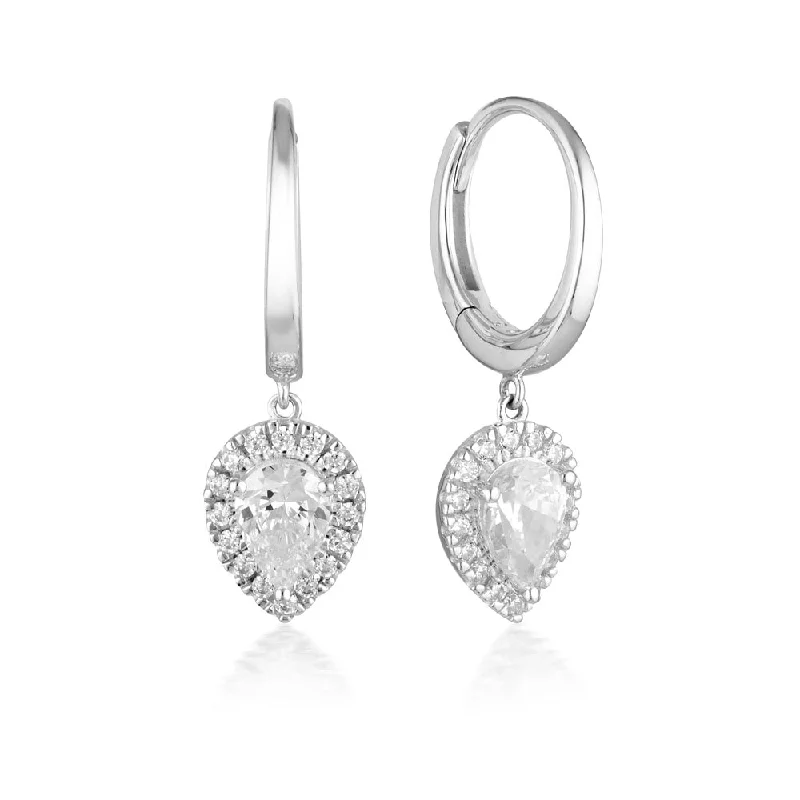 Georgini Luxe Sterling Silver Zirconia Splendore Earrings