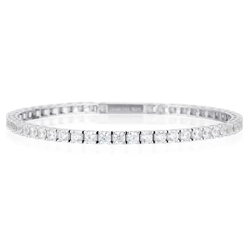 Georgini Sterling Silver 3mm Selena Tennis Bracelet