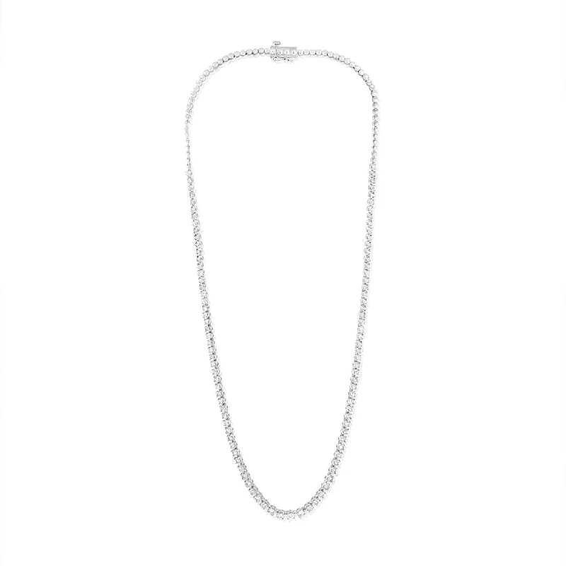 Luminesce Lab Grown Sterling Silver Necklace in 1/2 Carat Diamonds