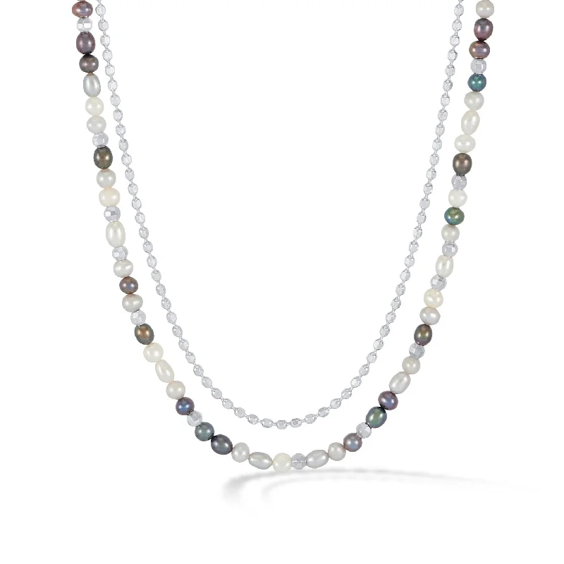 Men's Mixed Pearls Orissa Necklace