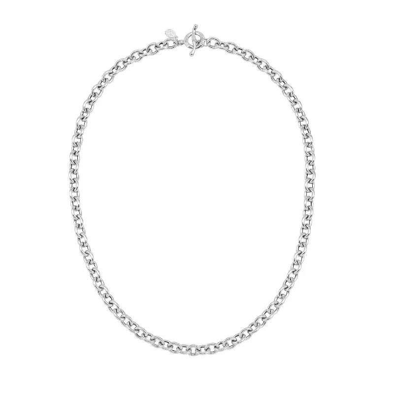 Men's Oval Link Necklace Chain