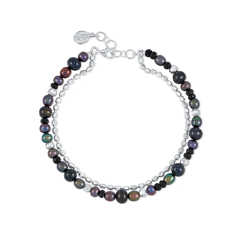 Men's Peacock Pearl Orissa Bracelet