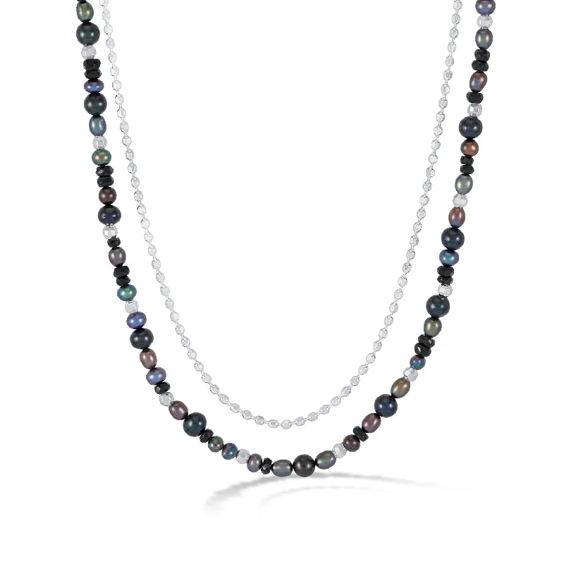 Men's Peacock Pearl Orissa Necklace