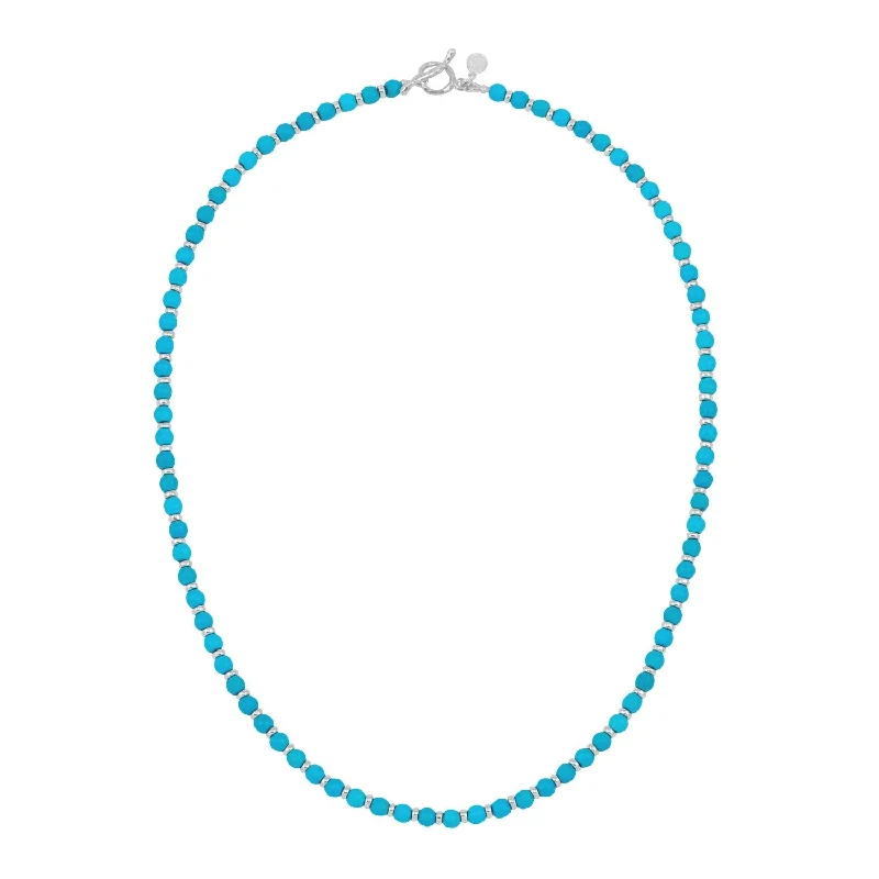 Men's Turquoise Halo Necklace