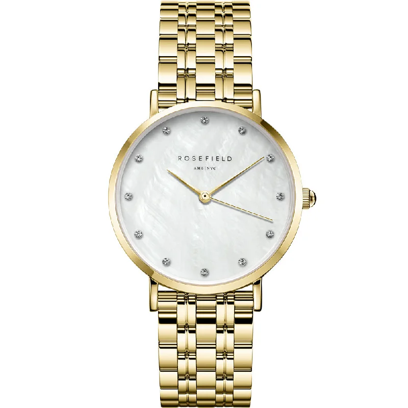 Rosefield UWGSG-U31 Upper Eats Side Gold Tone Ladies Watch