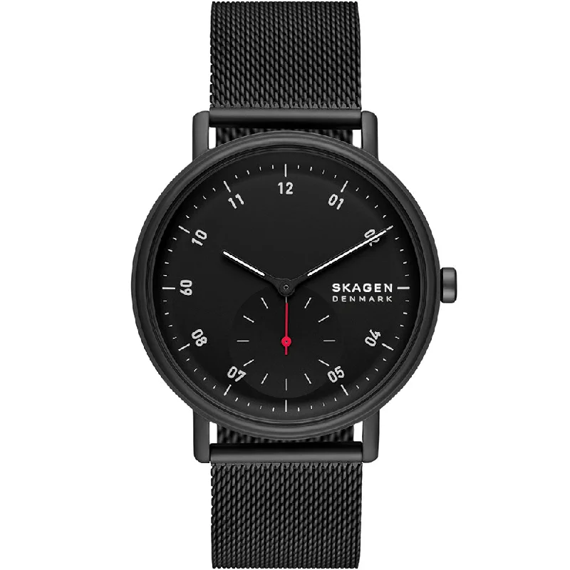 Skagen Kuppel SKW6892 Midnight Black Mesh Stainless Steel Mens Watch