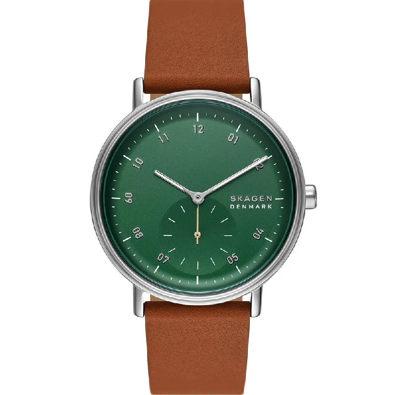 Skagen SKW6904 Kuppel Tan Leather Mens Watch