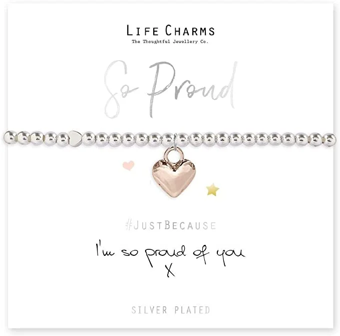 So Proud Heart Design Bracelet