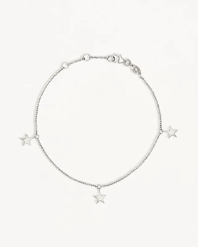 Sterling Silver Star Bright Bracelet