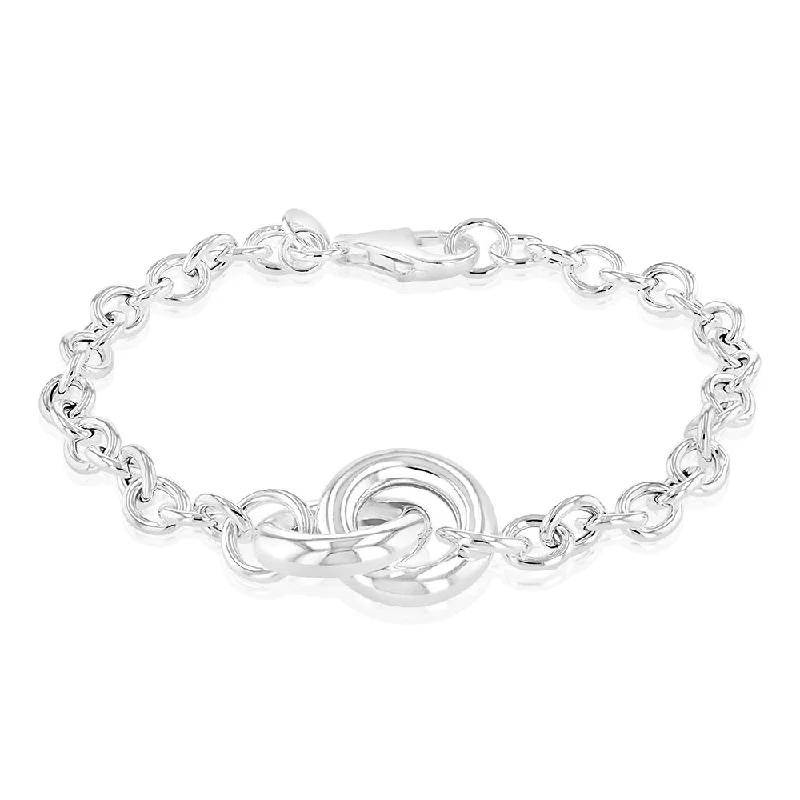 Sterling Silver Fancy Belcher 20cm Bracelet