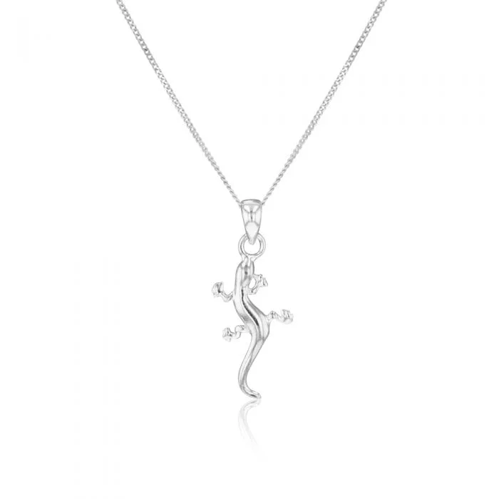 Sterling Silver Lizard Pendant