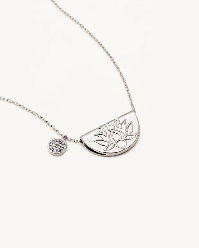 Sterling Silver Lucky Lotus Necklace