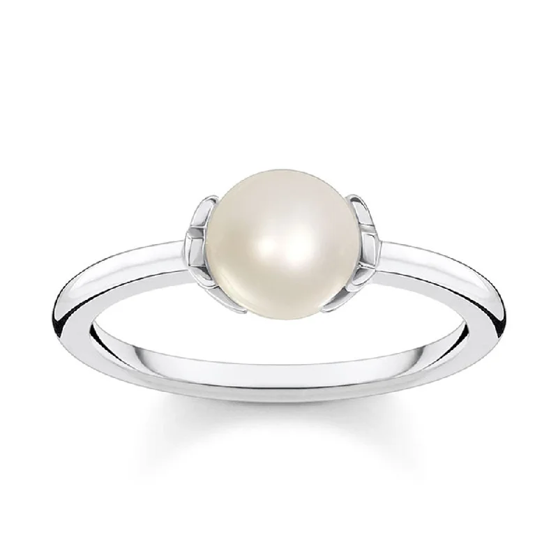 Sterling Silver Thomas Sabo Kingdom Fresh Water Pearl Ring