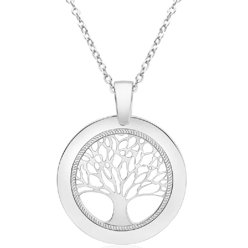 Sterling Silver Tree of Life 25mm Pendant