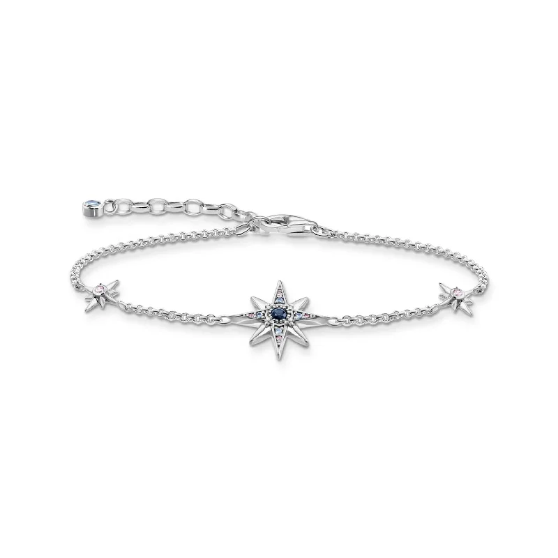 Thomas Sabo Magic Stars Sterling Silver CZ 16-19cm Bracelet