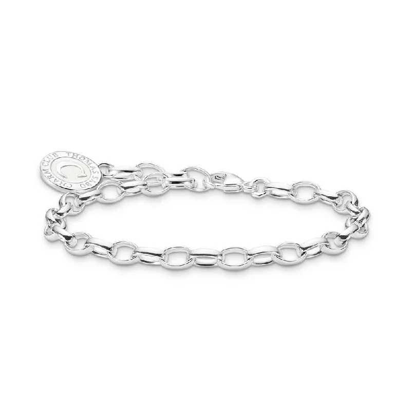 Thomas Sabo Sterling Silver Charmista Belcher 15cm Bracelet