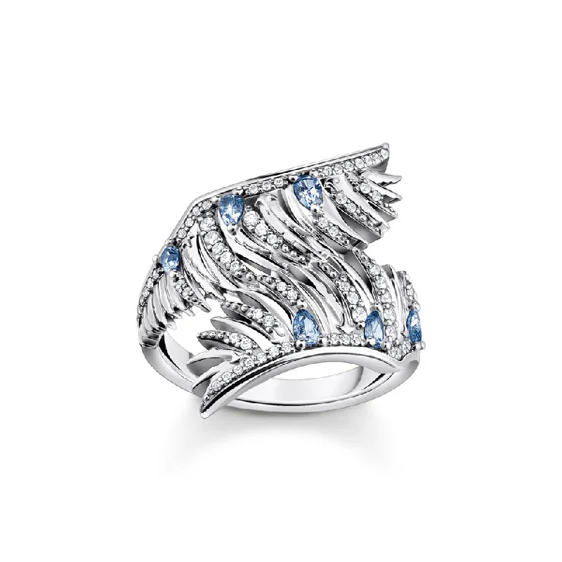 Thomas Sabo Sterling Silver Rising Phoenix Wrap Ring