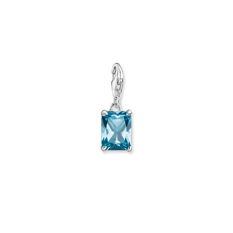 Thomas Sabo Sterling Silver Synthetic Spinel Jewel Small Pendant