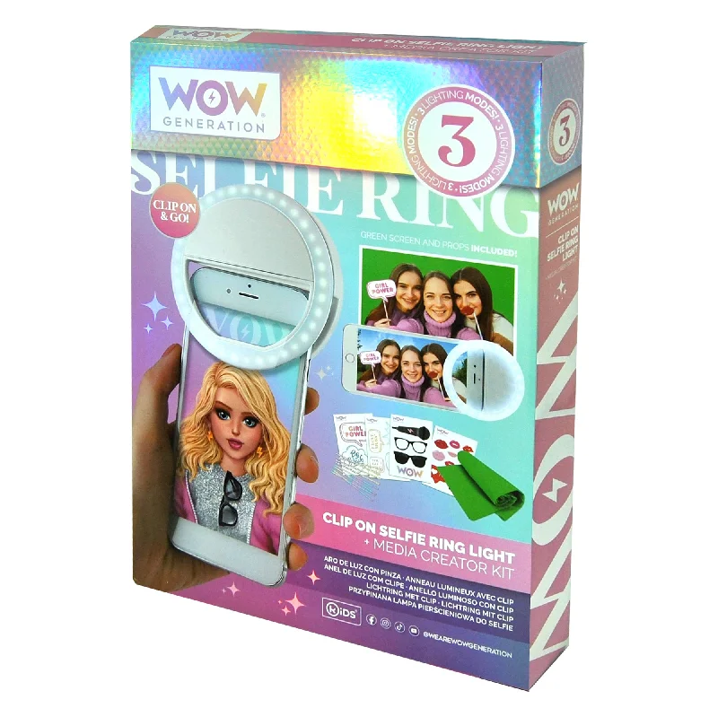 Wow Generation Selfie Ring Light With Charms Set